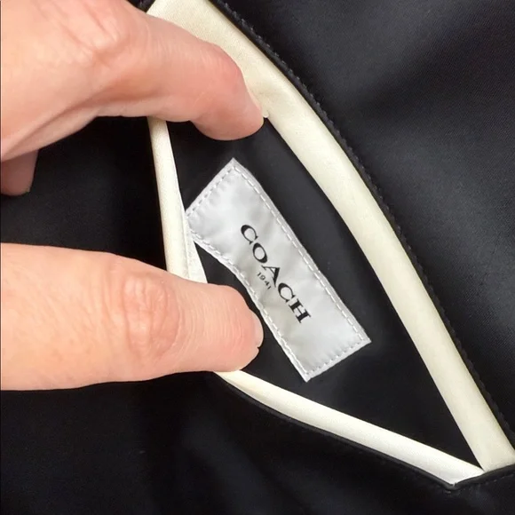 COACH embroidered Reversible Varsity Jacket NWOT XS - Picture 6 of 14